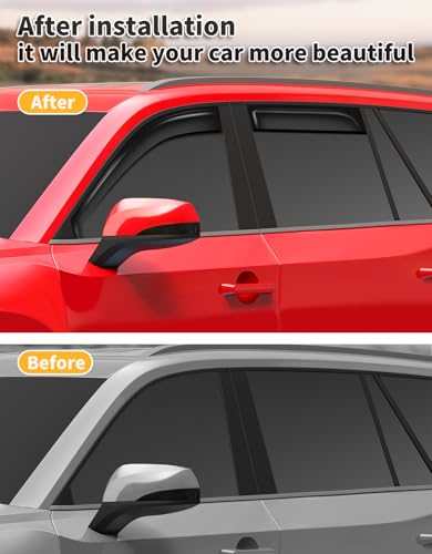 Window Visors Rain Guards for Toyota Grand Highlander 2024 (Fit for 2024-2026 Toyota Grand Highlander)