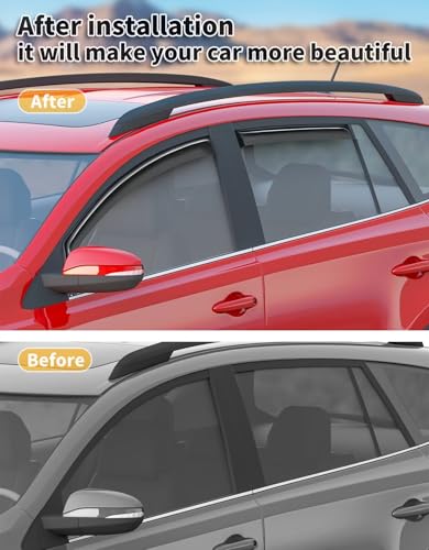 in Channel Window Visors Rain Guards for Toyota 4Runner 2010 (Fit for 2010-2024 Toyota 4Runner)