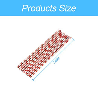 20PCS Bendable Car Air Vent Trim Strips (Red/Lattice)