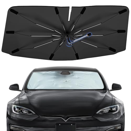 Windshield Sun Shade Umbrella fit for Tesla Model S 2012 (for Tesla Model S 2012-2026)