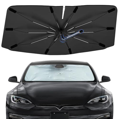 Windshield Sun Shade Umbrella fit for Tesla Model S 2012 (for Tesla Model S 2012-2026)