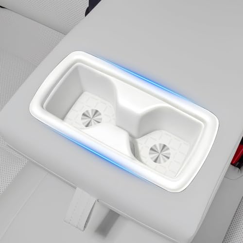 Rear Row Seat Cup Holder Insert for Toyota RAV4 2026 Car Drink Holders (for Toyota RAV4 Rear Row Seat White)