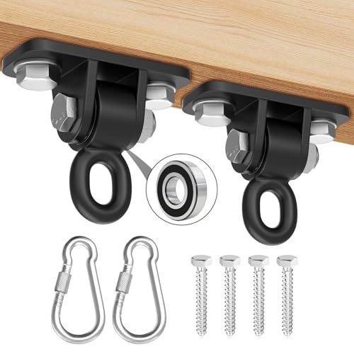 Swing Hangers with Bearing (Black / 2 Pack)