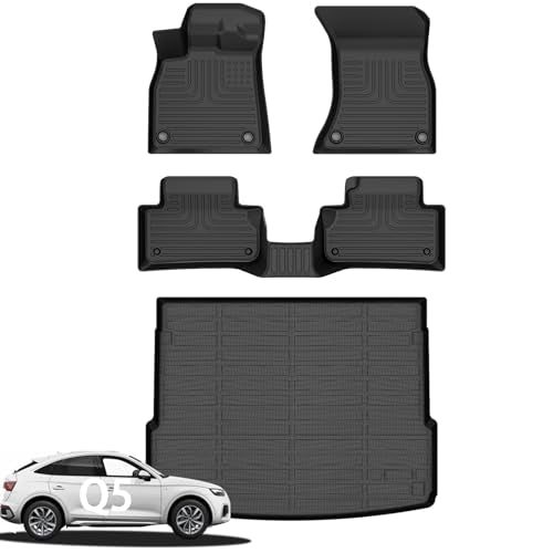 Floor Mats & Cargo Liner for Audi Q5 (BLACK)