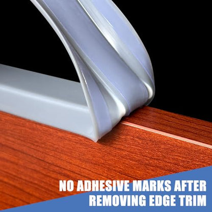 Rubber Edge Trim (Fit 3/8" - L20' / Grey)