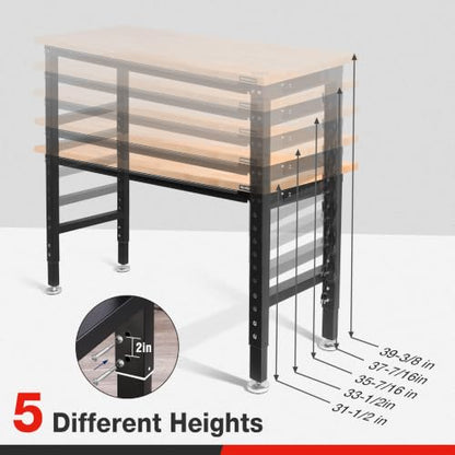 48" Adjustable Workbench (4FT workbench)