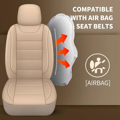 Front Car Seat Cover (N4 Beige / Front Seat)