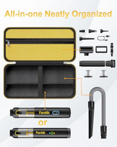 Hard Case for Fanttik Slim V8 Apex (Black)