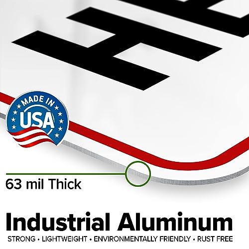 Custom Sign Custom Sign for Business (Header - Vertical / 18x24 - Aluminum)