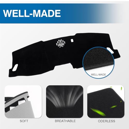 Black Dash Cover for Honda Pilot 2023 (Pilot 23-26(Black))