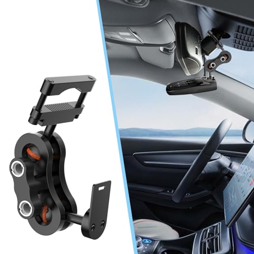 Radar Detector Rearview Mirror Rod Mount and Radar Power Cord Hardwired Kit (For Cobra Radar Models)
