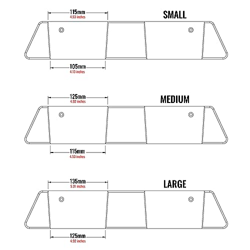 Horizontal Wood Ski Rack Wall Mount (Small)
