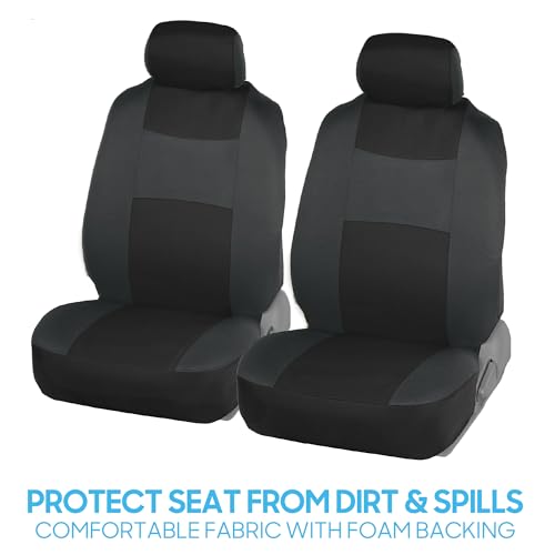 PolyPro Car Seat Covers Full Set in Reverse Charcoal (Reverse Charcoal)