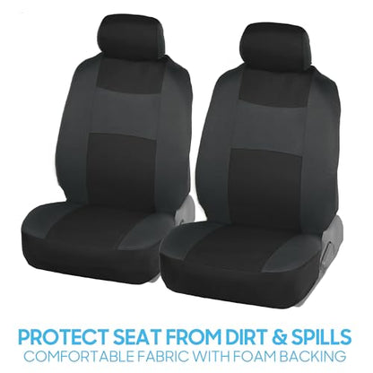 PolyPro Car Seat Covers Full Set in Reverse Charcoal (Reverse Charcoal)