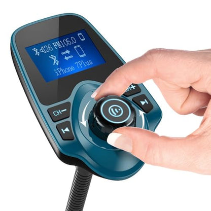 Bluetooth 5.4 Car Adapter (Blue)