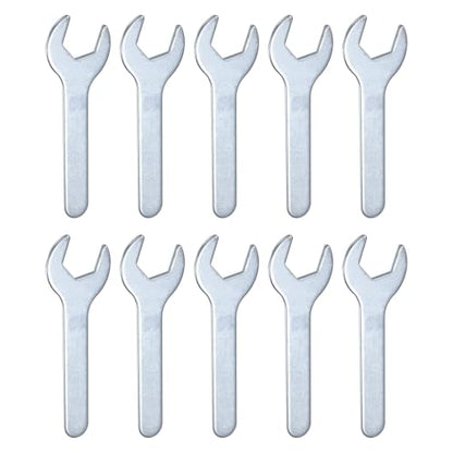 10pcs Small Wrench Open End Wrench 22x126x2.8mm Metric U (22x126x2.8mm)