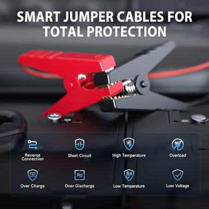 Jump Starter with Air Compressor (Black)