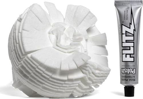 Buff Ball w 1.76oz Metal Polish Paste (5 Inch)