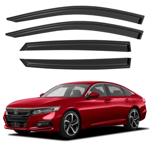 Window Visors Rain Guards for 2018 (2018-2023 Honda Accord)