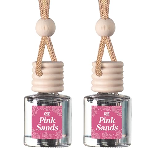 CANDECraftCo 2 Pack Hanging Car Air Freshener Diffuser for Essential Oils