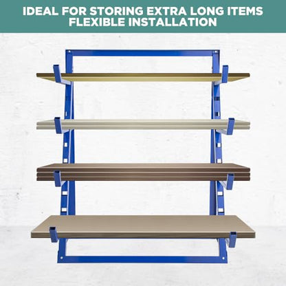 4 Tier Steel Horizontal Storage Rack (Storage Rack)