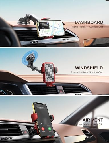Wireless Car Charger (RED)