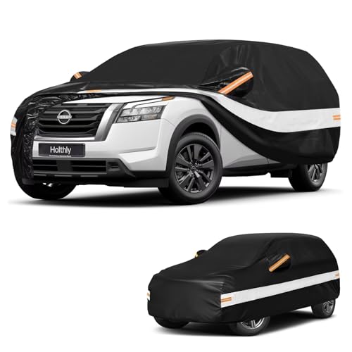 10 Layers SUV Car Cover Custom Fit for Nissan Pathfinder (Black Gray / Custom Fit for Nissan Pathfinder)
