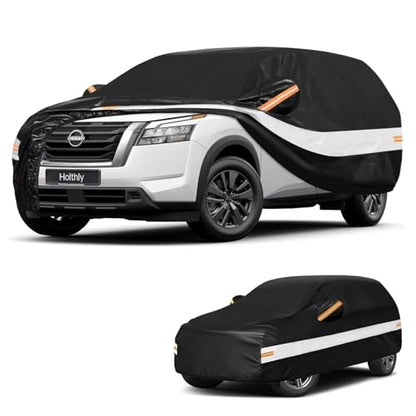 10 Layers SUV Car Cover Custom Fit for Nissan Pathfinder (Black Gray / Custom Fit for Nissan Pathfinder)