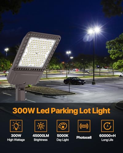 Led Parking Lot Light 300W (Slip Fit 300W 3P)