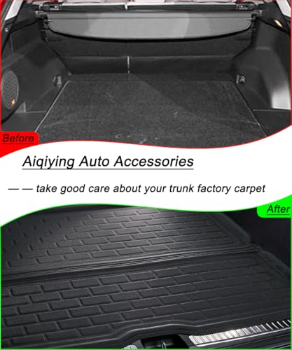 All Weather TPO Cargo Liners Trunk Mats Custom (3）For Honda CRV（2017-2022 ）Trunk Mats)