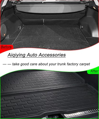 All Weather TPO Cargo Liners Trunk Mats Custom (3）For Honda CRV（2017-2022 ）Trunk Mats)