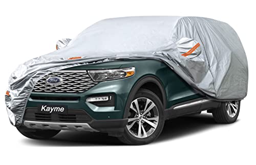 SUV Car Cover Waterproof All Weather (C13 For SUV JEEP-Length ( 191-200 inch ))