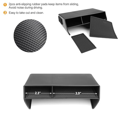 3PCS Car Interior Organizers for Honda Civic 2022 (Center, Armrest, Hidden Box)