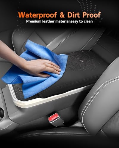 for 2025 2026 2027 GMC Terrain Center Console Cover Armrest Box Cover Terrain (GMC Terrain 2025+ Thin Black leather)