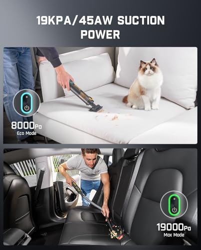 Slim V8 APEX Cordless Car Vacuum & Air Duster (Gray)