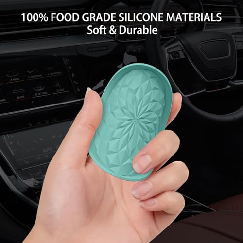 Car Coasters for Cup Holders [4 Pack] (4pack-teal Blue)