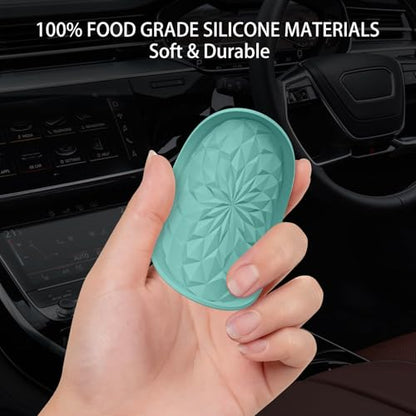 Car Coasters for Cup Holders [4 Pack] (4pack-teal Blue)