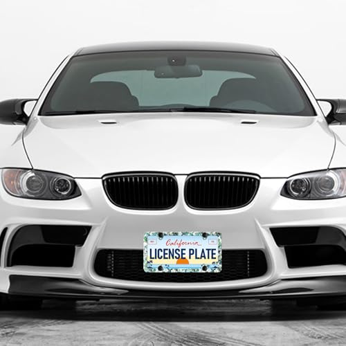 Green Leaves License Plate Frames (Green Leaves)