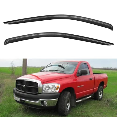 Window Visors Rain Guards for 2002 (2002-2008 ram 1500 standard cab)