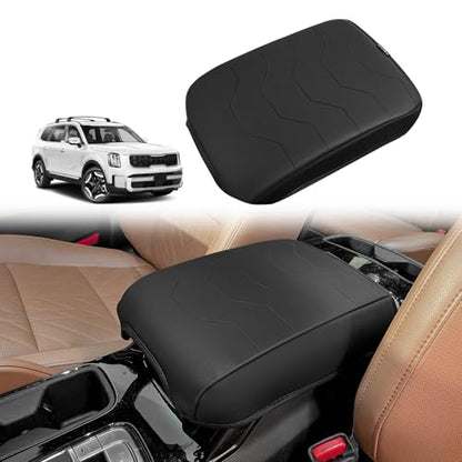 Armrest Cover for Kia Telluride 2022 (22-26 |Telluride| Black, Regular)