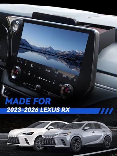 for Lexus RX Dashboard Console Organizer 2023 2024 2025 2026 Lexus RX350 RX350H RX450H RX500H Accessories Armrest Organizer Storage Box Console Dash Tray (for 2023-2026 Lexus RX)