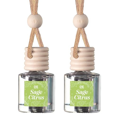 CANDECraftCo 2 Pack Hanging Car Air Freshener Diffuser for Essential Oils