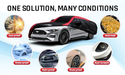 Car Cover Waterproof Custom Fit for Ford Mustang 1994 (Custom Fit - Ford Mustang)