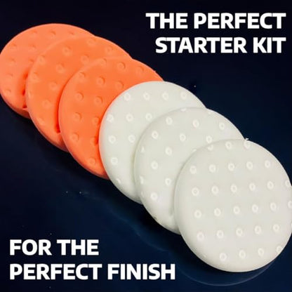 Smart Foam Pads Dual Action 5.5 inch Cut and Polish Combo