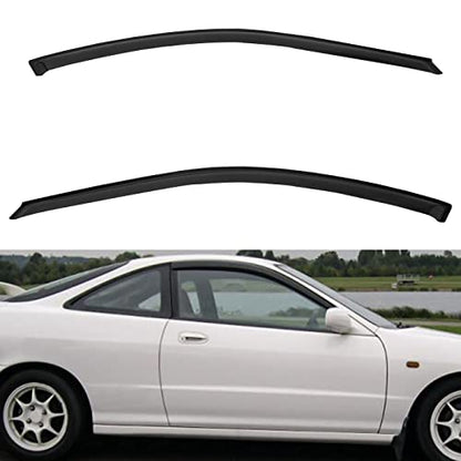 2pcs Window Visors Rain Guards for 94 (for 1994-2001 Acura Integra 2-Door Hatchback)
