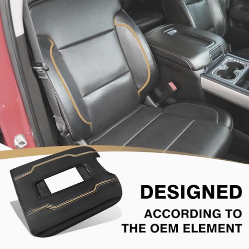 Armrest Cover for Silverado (1) 14-18 |Silverado & Sierra| Bucket Seat, Regular)