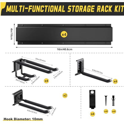 64'' Garage Tool Organizer Wall Mount