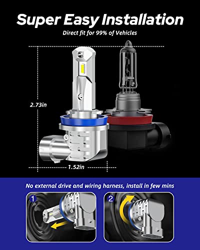 H8 H9 H11 Light Bulbs (H8/H9/H11)