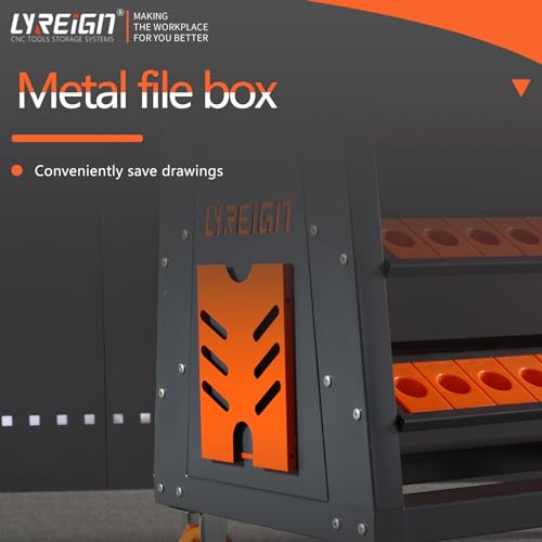 Mobile CNC Tool Storage Cart (CAT/BT40-100CAP)