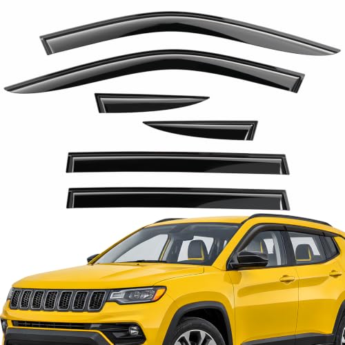 Extra Durable Window Deflectors Tape (For Jeep Compass 17-26 6pcs.)